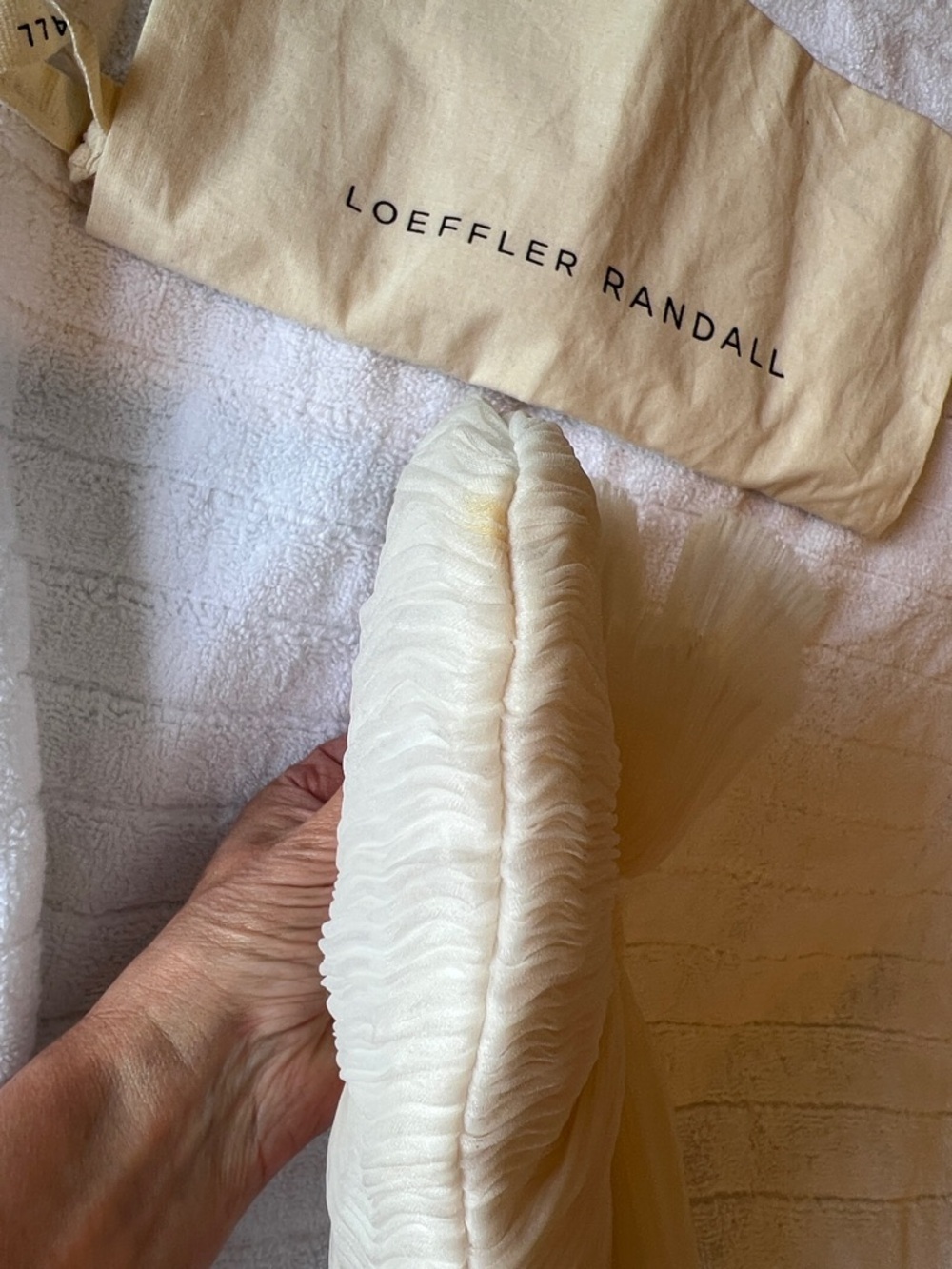 Loeffler Randall Rayne Clutch in Ivory - Picture 3 of 7